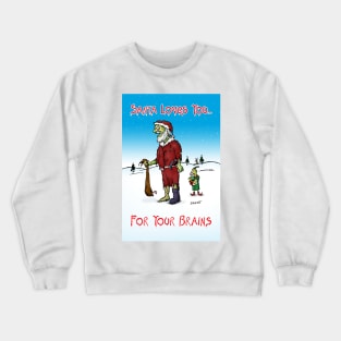 Zombie Santa Loves You Crewneck Sweatshirt